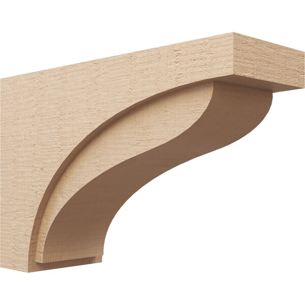 Ekena Millwork 11"W x 33"D x 22"H Classic Helena Rough Cedar Woodgrain TimberThane Corbel, Primed Tan CORUR11X33X22HELRCPR - main